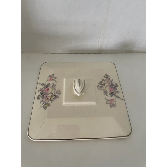 Vintage "Mary Bell" Royal China Porcelain Rectangular Covered Casserole Dish Marked For Sale In Phoenix - Image 6 of 9