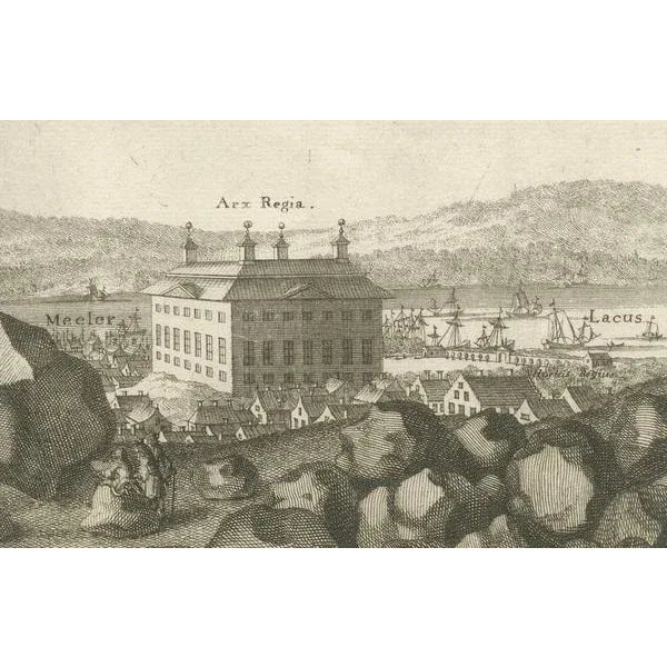 Early 18th Century Westras A Jan Van Aveelen, Engraving from Sweden Ancient and Modern, 1701, Print For Sale - Image 5 of 9