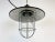 Small Industrial Factory Ceiling Lamp, 1960s For Sale - Image 4 of 10