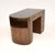 Mid-Century Modern Art Deco Figured Walnut and Leather Top Desk, 1930s For Sale - Image 3 of 16