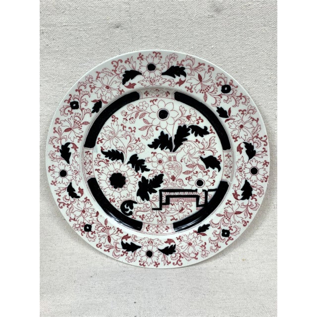 Antique Chinoisserie Ironstone Plate For Sale In New Orleans - Image 6 of 9