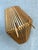 1970s Vintage Foldable Fruit Bowl in Bamboo, 1970s For Sale - Image 5 of 9