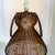 Folk Art Rattan Dog Basket Lid or Hanging Pendant Lampshade For Sale - Image 6 of 15