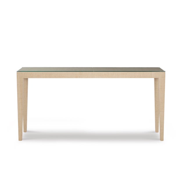 This piece is available only as shown, and will ship in 2-3 weeks. A refined table with tapered legs from the Century...