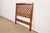 Mid-Century Modern Henredon Mid-Century Modern Carved Oak Woven Front Twin Headboard, Circa 1970s For Sale - Image 3 of 9