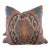Woven Ikat in Multi 22" Pillows-A Pair For Sale