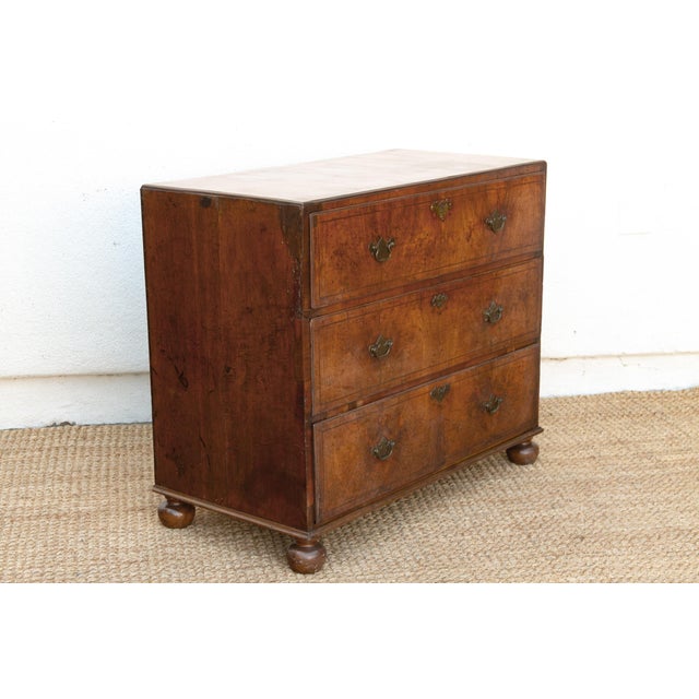 18th Century English Burr Walnut Dresser For Sale - Image 12 of 14