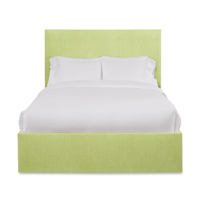 Casa Cosima Hadley Twin Bedframe, Apple Linen For Sale - Image 4 of 4