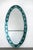 Large Oval Mirror from Cristal Art, 1950s For Sale - Image 13 of 13