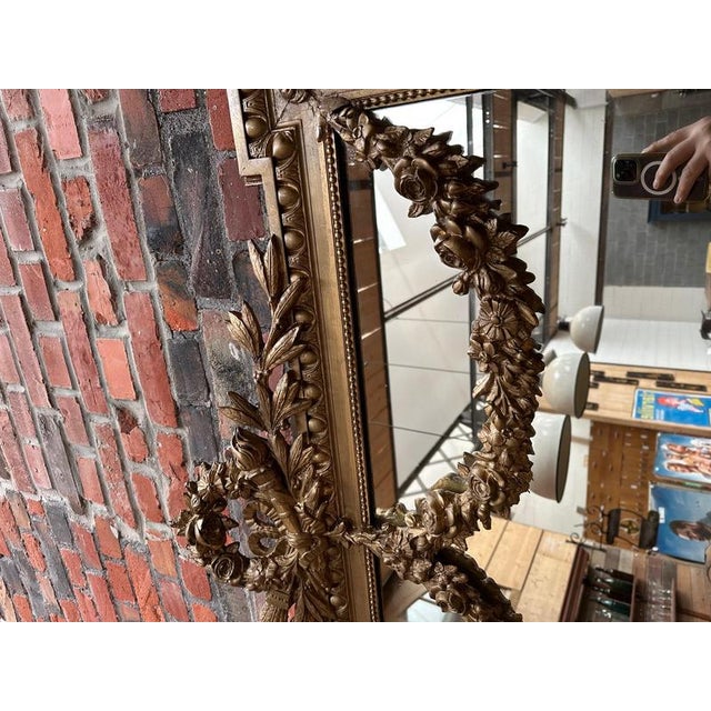 Large Louis XVI Mirror For Sale - Image 6 of 13