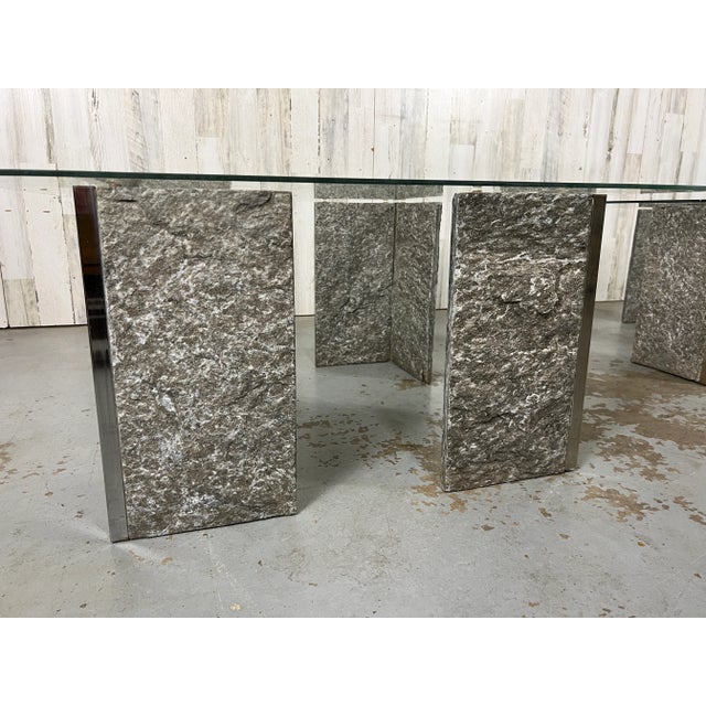 1970s Granite and Chrome End Tables For Sale In Dallas - Image 6 of 12