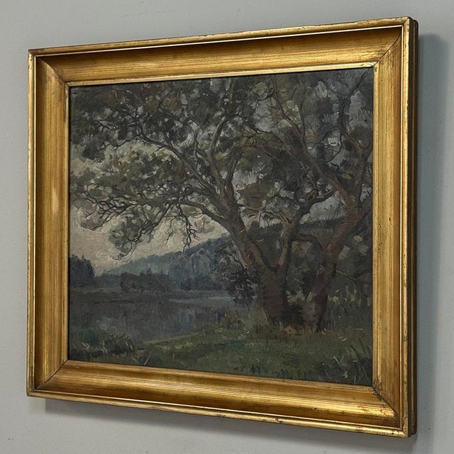 Early 20th Century Framed Oil Painting on Canvas by Leon Bourdon (1880-1945) For Sale - Image 5 of 16