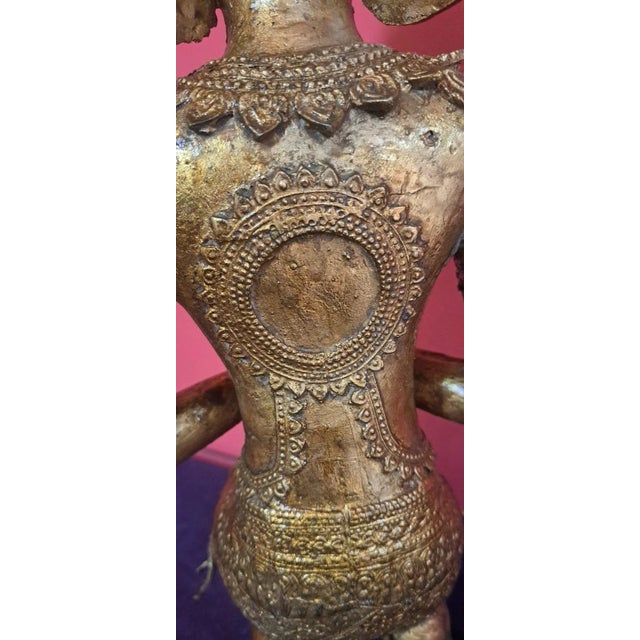 Metal Angel of Thephanom, Thailand, 1930s For Sale - Image 7 of 11