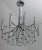 - Chandelier designed by Gaetano Sciolari - Produced by Sciolari Lighting - Chromed metal and glass - Ten E14 bulbs with...