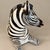 Italian Vintage Hand Painted Porcelain Large Zebra Sculpture For Sale In Naples, FL - Image 6 of 9