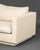 Modern White Upholstered Two-Seat Sofa For Sale In New York - Image 6 of 9
