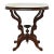 Antique Eastlake Carved Walnut Oval Marble Top Table Unsigned C1890 For Sale