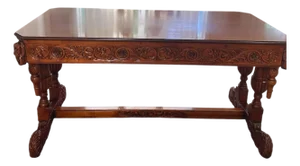 1990’s Design Toscano Sir Benedict’s Renaissance Library Table