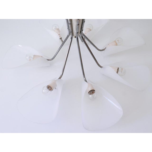 7-Armed Pendant Lamp, Germany, 1950s For Sale - Image 17 of 18