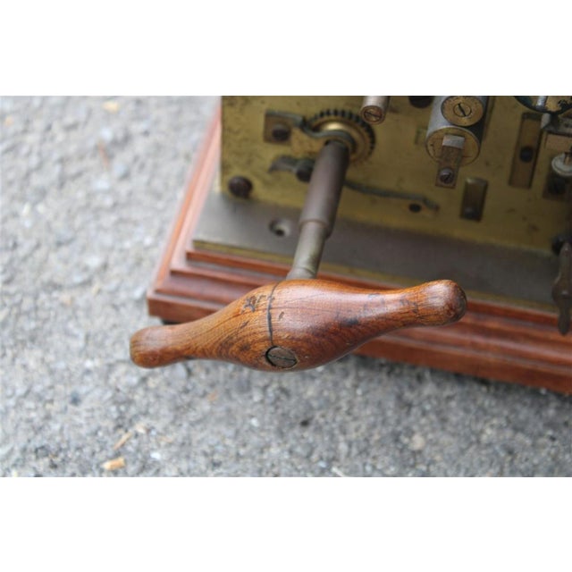 Italian Morse Telegraph in Brass, 1880s For Sale - Image 15 of 18