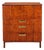 John Widdicomb, American Modern, Gentleman's Chest, Walnut, Brass, Usa, 1960s For Sale