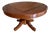 Grange Round Round Pedestal Table With Self-Storing Leaves For Sale