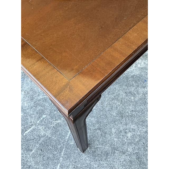Vintage Baker Extendable Dining Table For Sale - Image 9 of 12