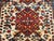 Vintage Persian Bakhtiari Bibibaft Rug, Hand-Knotted Wool, Geometric Medallion Design, Vegetable Dyes, Navy & Red, 5x7 For Sale - Image 17 of 18