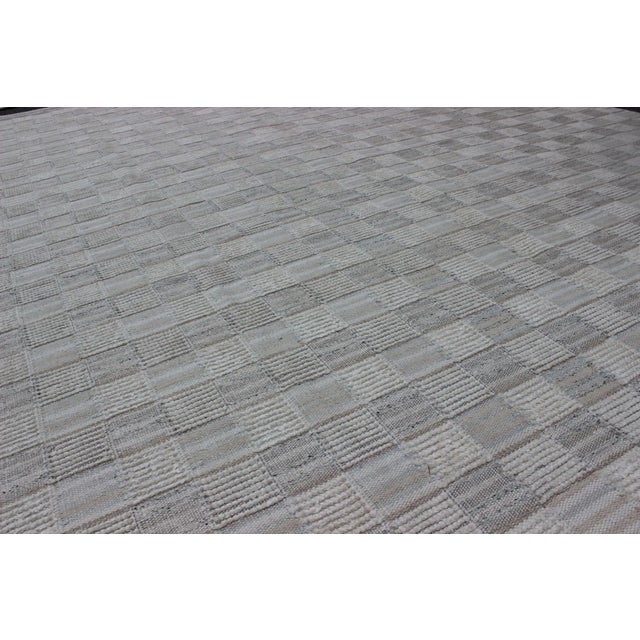 Early 21st Century Large Modern Scandinavian/Swedish Design Rug 10'2 X 13'10 by Keivan Woven Arts For Sale - Image 5 of 6