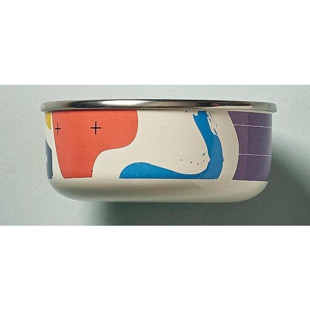 Enamel Food Storage Container Small Chairish