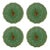 Bordallo Pinheiro Woods Snack Plates, Hare, Set of 4 For Sale