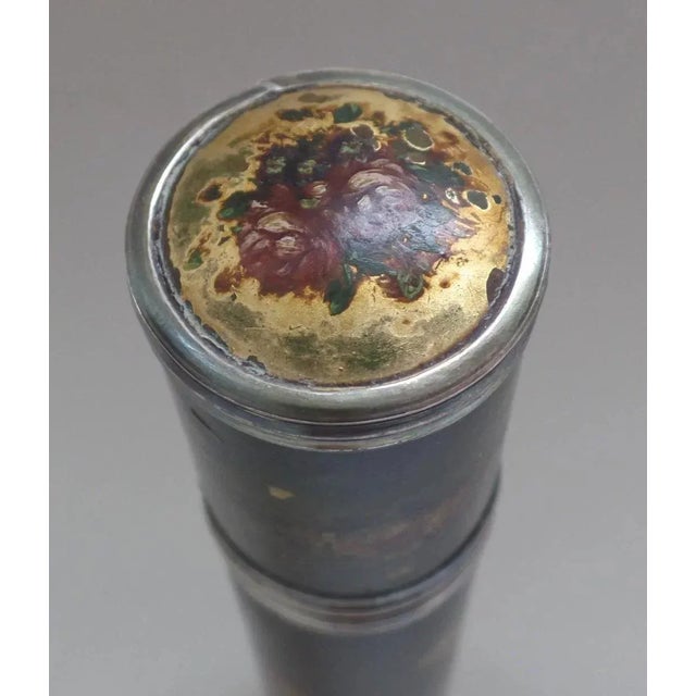 French French 18th Century Billet Doux Love Letter Etui Case Vernis Martin For Sale - Image 3 of 10