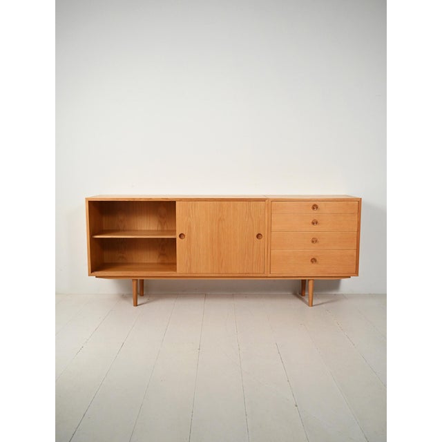 Karl Andersson & Söner Scandinavian Oak Sideboard by Børge Mogensen for Karl Andersson & Söner, 1960s For Sale - Image 4 of 12