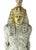 Monumental Egyptian Revival Giltwood Figural Torchères/Candleholders. These torchères are carved in wood with an age worn...