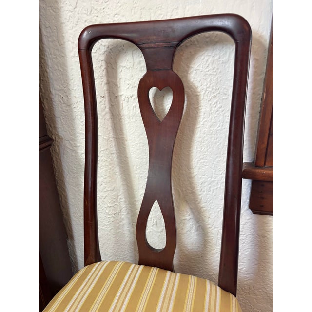 Chippendale Mid 20th Century Colonial Williamsburg Chippendale Mahogany Side Chair For Sale - Image 3 of 11