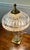 Metal Crystal Hollywood Regency Boudoir Lamp For Sale - Image 7 of 12