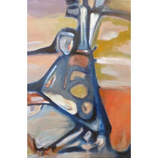 "Pose" Contemporary Abstract Oil and Acrylic Painting by Scott Spencer For Sale