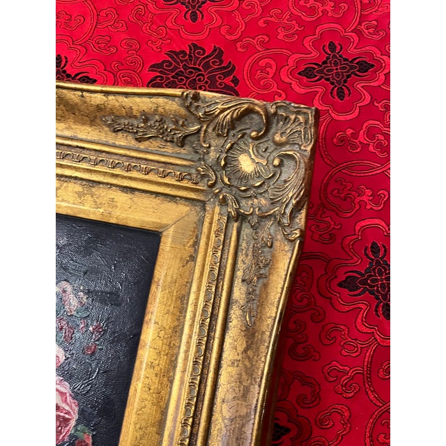 Traditional Late 20th Century Framed Jean-Baptiste Robie "June Days" Artist-Enhanced Canvas – Brushstrokes Limited Edition #266/4950 For Sale - Image 3 of 9