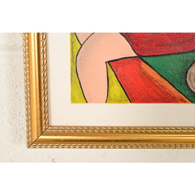 Linda Le Kinff Original Signed "Constanca" Framed Serigraph For Sale - Image 9 of 13