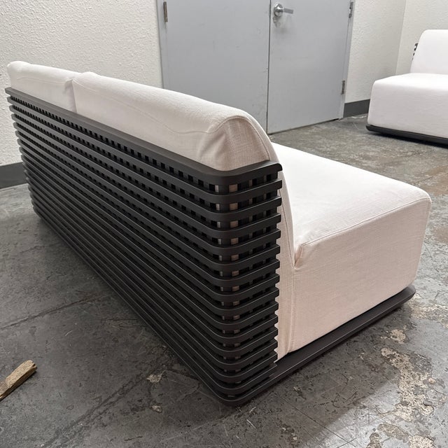 2010s Thomas Bina & Ronald Sasson for Restoration Hardware Trelica Sofa, Outdoor For Sale - Image 5 of 12