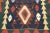 Vintage Persian Shiraz Kilim Rug - 03'00 X 04'01 For Sale - Image 4 of 9