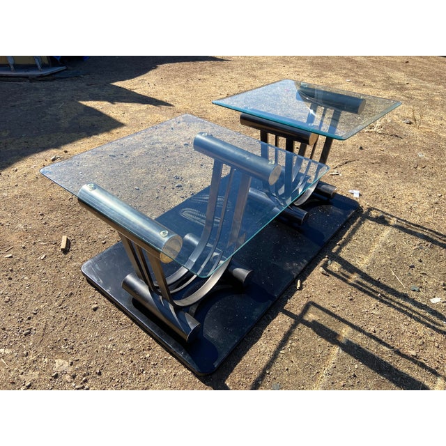 MCM Design Institute of America, Art Deco Side End Tables Set of Two Romeo Rega Unmarked For Sale - Image 10 of 16