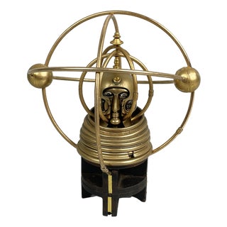 Miguel Berrocal, Spanish Sculpture of Astronaut, 1970s, Bronze For Sale