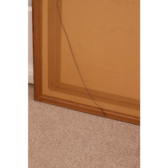 Unknown, Abstract, 1960s, Oil on Panel, Framed For Sale - Image 13 of 14