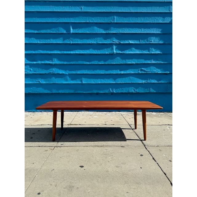 Vintage Kristiansen Thomassen Teak Low Coffee Table For Sale - Image 11 of 12