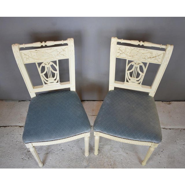 Set of Antique French Bench and Chairs For Sale - Image 9 of 17