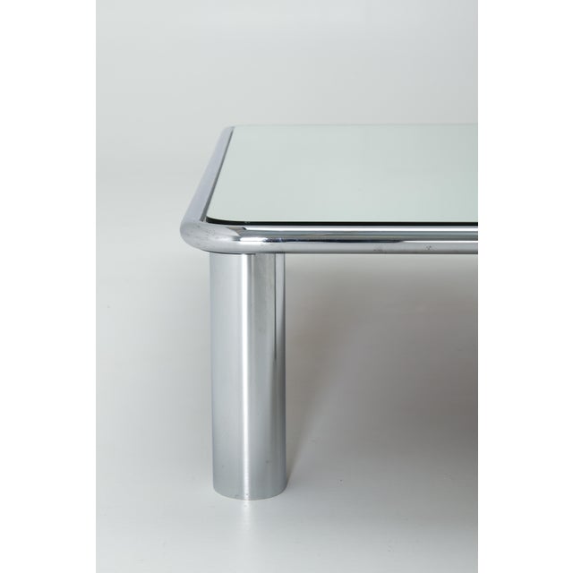 Cassina Sesann Mirrored Coffee Table by Gianfranco Frattini for Cassina, 1960s For Sale - Image 4 of 11