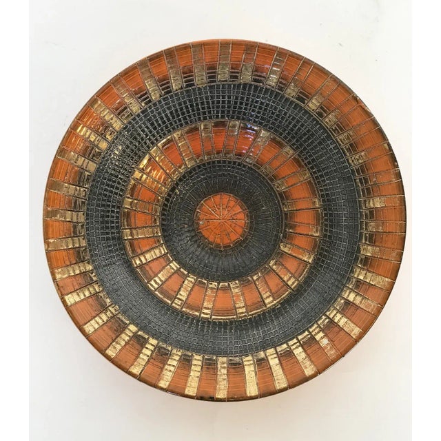 Large Center Plate by Aldo Londi for Bitossi, 1950s For Sale - Image 10 of 10