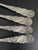Metal Antique Aurora Royal 1890 Silverplate Fruit Orange Spoons Engraved With "Ella" - Set of 4 For Sale - Image 7 of 9