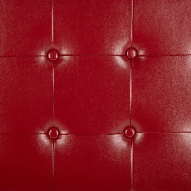 Storage Bench in Red & Black For Sale In Philadelphia - Image 6 of 11